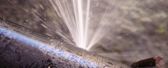 burst pipe
