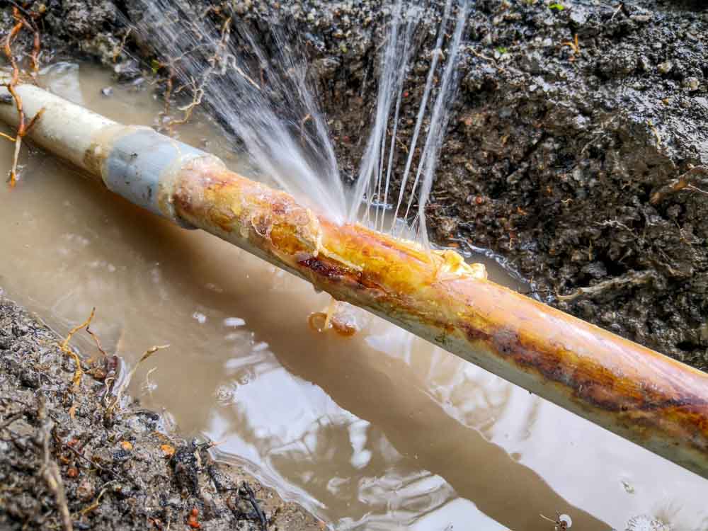 burst pipe(s)